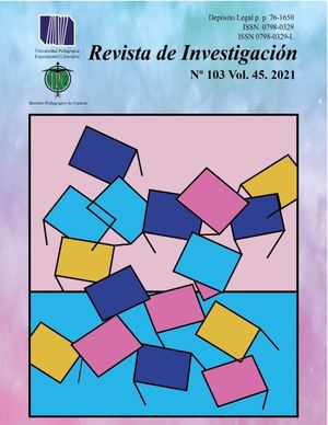 Revista de Investigación, N° 103, Mayo-Agosto 2021