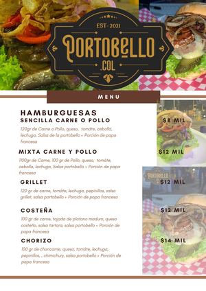 Menu Portobello (Borrador)