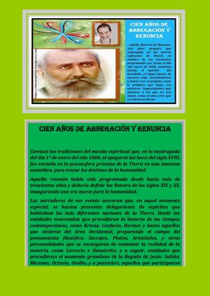 CIEN AÑOS DE ABNEGACIÓN Y RENUNCIA DIVALDO FRANCO