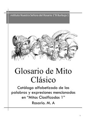 Glosario Mito Clásico
