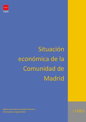 Situación Económica Comunidad de Madrid, primer trimestre.