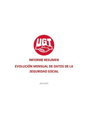 Informe Datos INSS Abril 2021