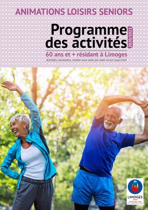 Programme Loisirs Seniors 2020-2021