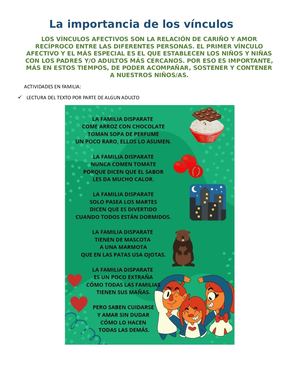 Vínculos Afectivos Actividad Docx