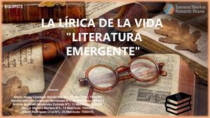 422 E2 Pf3 Lírica De La Vida El Comienzo