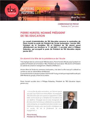 CP Pierre Hurstel President de TBS Education