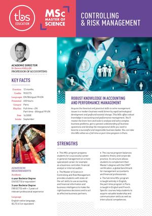 TBS Fiche MSc Consulting & Strategic Management FR