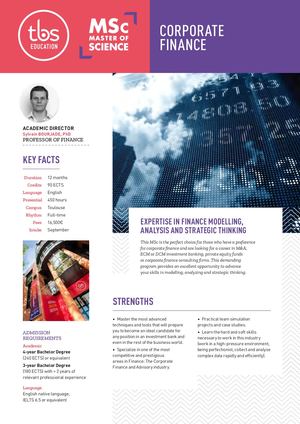 TBS Fiche MSc Corporate Finance EN