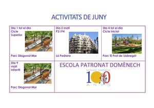 Activitats Juny