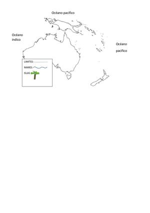 MAPA DE OCEANIA