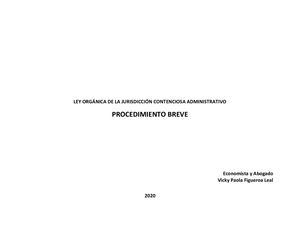 Ley Orgánica De La Jurisdicción Contencioso Administrativo