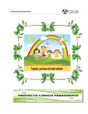 Proyecto Ludico Pedagogico Docx