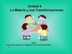 La Materia Y Sus Transformaciones Leer En El Aula