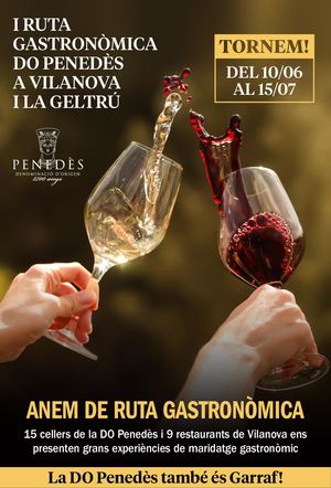 MENÚS RUTA DO PENEDÈS JUNY-JULIOL