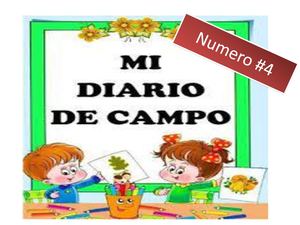 Diario De Campo Numero 4