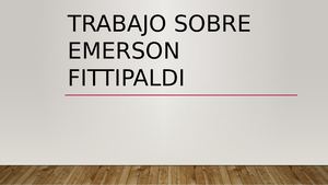 Trabajo Sobre Emerson Fittipaldi por Isaac-1º ESO