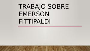 Trabajo Sobre Emerson Fittipaldi por Isaac-1º ESO