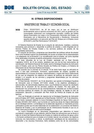 Boe A 2021 9038 de 26 de mayo.