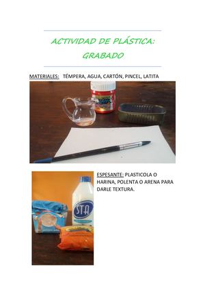 Actividad De Plástica