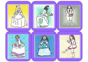 Activ 3b Las Meninas Personajes Baraja 4 Sets