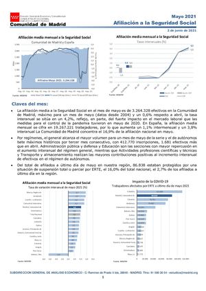 Nota Afiliacion A La Seguridad Social  Mayo 2021