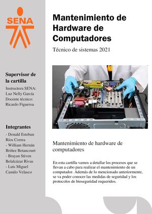 Cartilla Mantenimiento