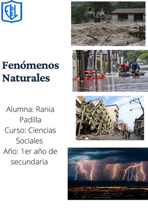 Fenómenos Naturales (1)