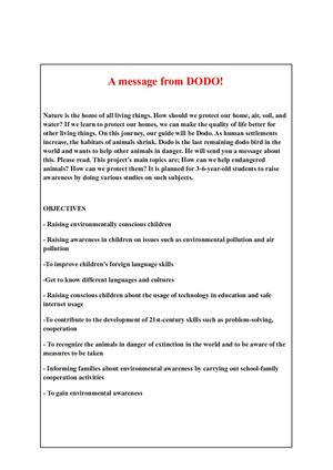 A Message From Dodo (1)