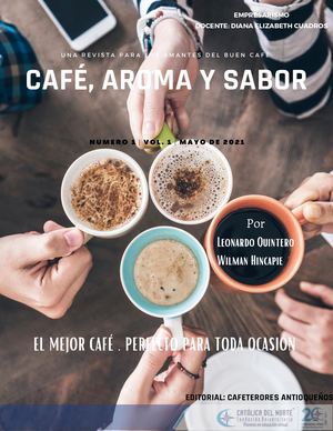 Café, Aroma Y Sabor