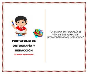 Portafolio de Ortografía...Monja Velásquez