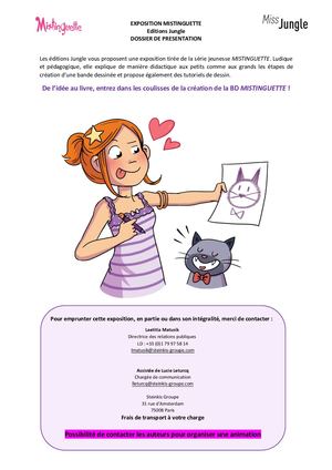 Exposition Mistinguette Editions Jungle - Dossier De Présentation