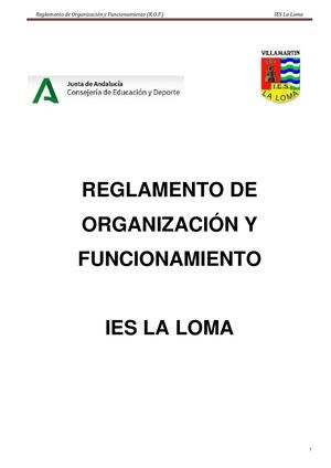 Rof Ies La Loma 2020 21 Con Protocolo Covid
