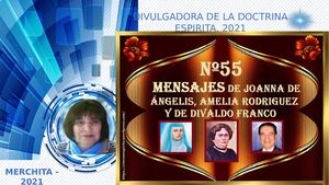 Nº 55 MENSAJES DE DIVALDO FRANCO JOANNA DE ANGELIS Y AMELIA RODRÍGUEZ