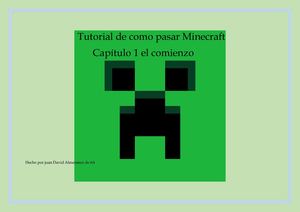 Almenarez Juan David Tutorial De Como Pasar Minecraft grado 6A