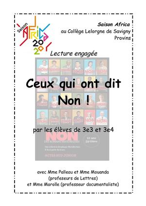 Ceux Qui Ont Dit Non