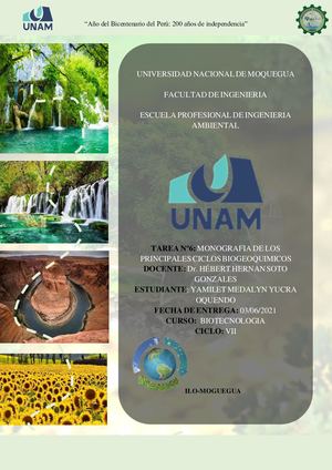 Monografia De Ciclos Biogeoquimicos