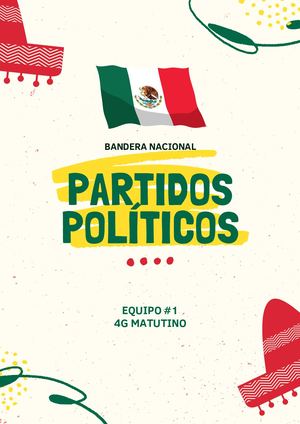 ÁLbum De Partidos Políticos Equipo 1 4gm
