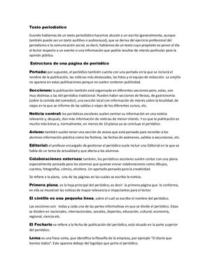 Texto Periodístico