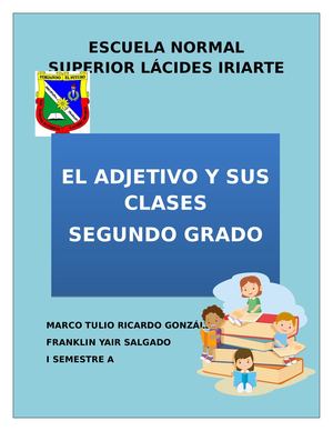 Cartilla (Los Adjetivos)