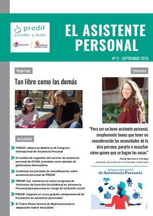 Revista 'EL ASISTENTE PERSONAL'. Nº 5 Septiembre 2019.