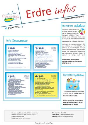 Erdre Infos n°1 - Mai 2021