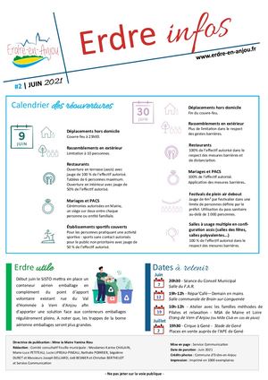 Erdre Infos n°2 -  Juin 2021