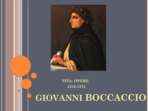 Giovanni Boccaccio Ppt