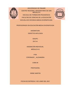 Didáctica Módulo # 2