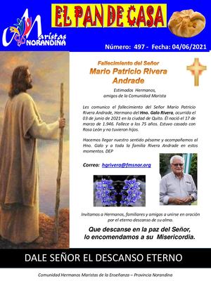 Fallecimiento Hermano Hno Galo 2021