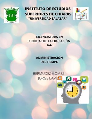 Instituto De Estudios Superiores De Chiapas Universidad Salazar