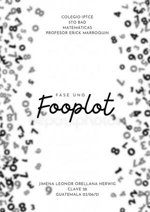 Fooplot, Proyecto De Matemática