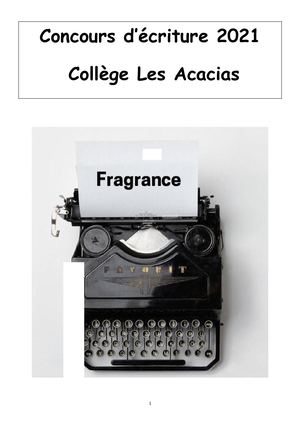 Livret 2021 - Fragrance