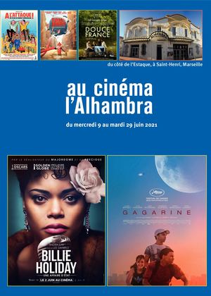 Programme du cinéma l'Alhambra à Marseille du 9 au 29 juin