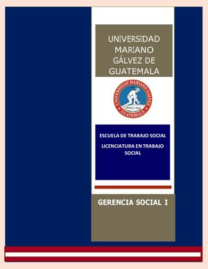 Portafolio Gerencia Social, T S